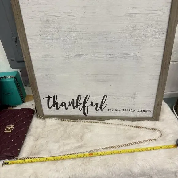 Badgley Mischka Plum Diamond Quilt Convertible Crossbody Bag Vegan NEW NWT - Picture 14 of 14